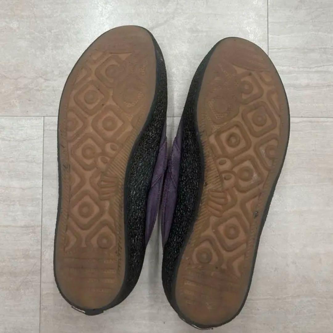 Last Resort AB 紫色 タッセル付きモカシン　27cm