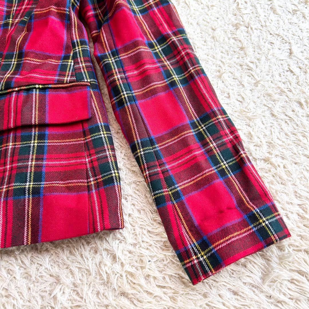 【極美品✨定価6万円】アニエスベー タータンチェックウールジャケット 2020