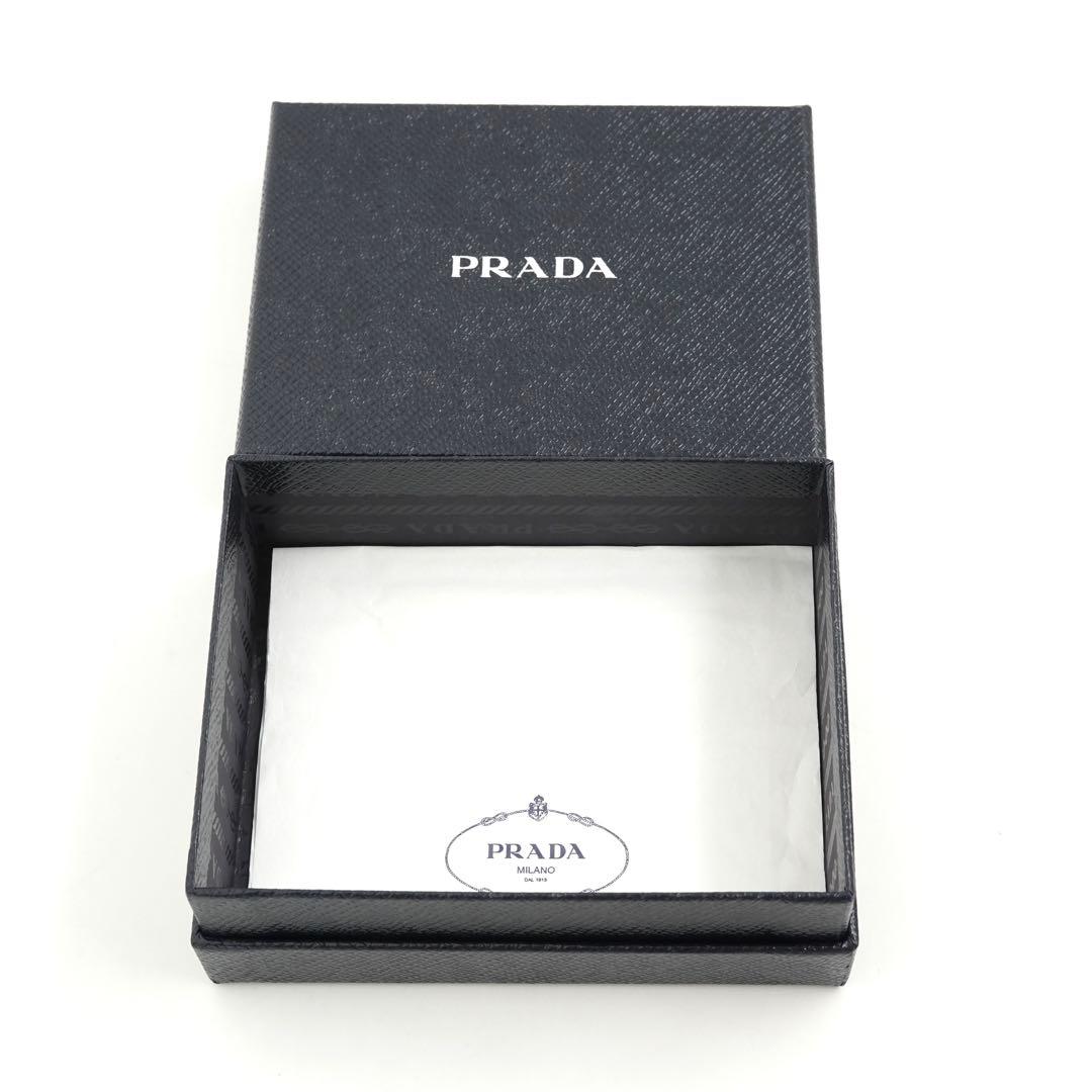 ✨Sランク・箱保証書付き✨　PRADA ミニ財布　サフィアーノレザー　二つ折り