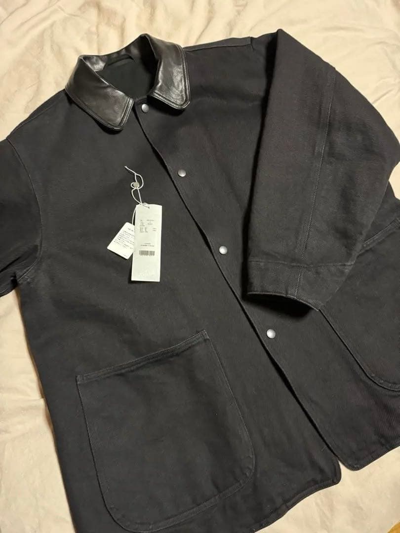 値下げ【美品】 COMOLI 24AW デニム/レザーワークジャケット　サイズ2