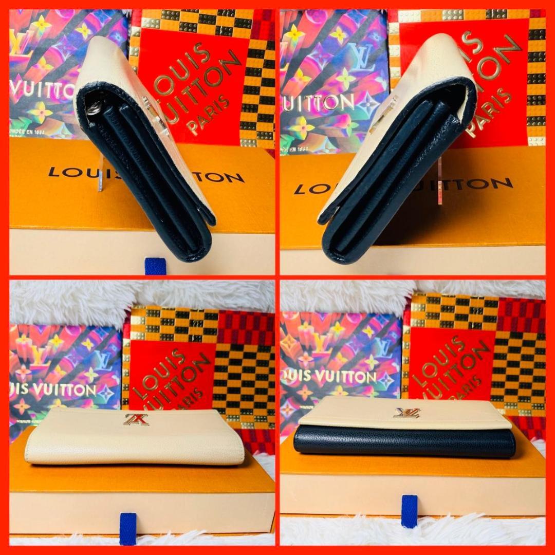 【最終セール中！】ルイヴィトン ポルトフォイユ・ロックミー2 ベージュ 長財布