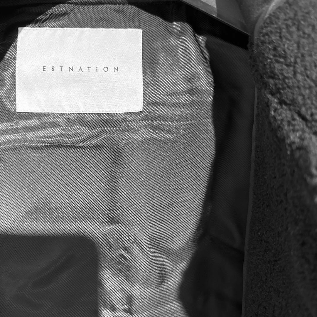 ESTNATION メンズ ダッフルコート