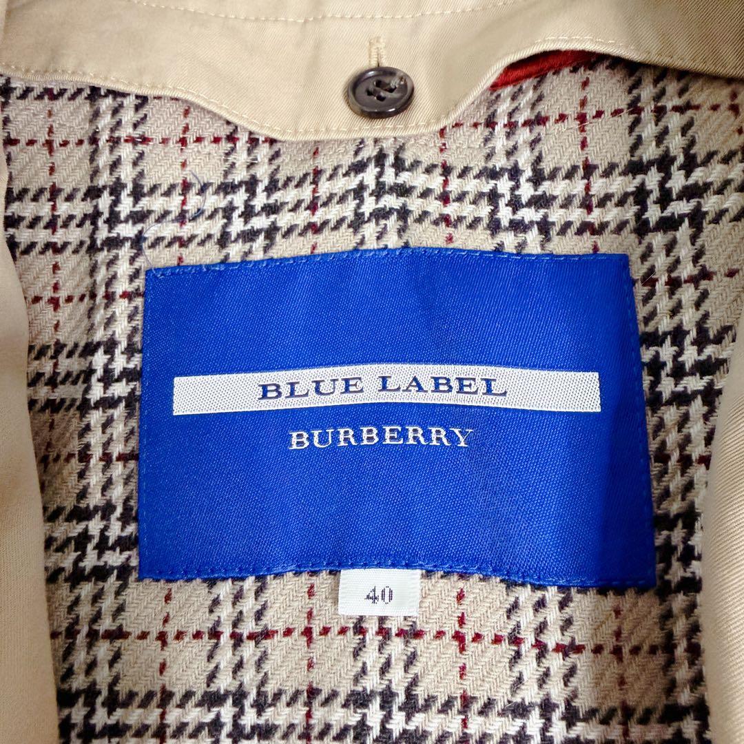 BURBERRY BLUE LABEL ノバチェック ベルト 総裏 トレンチ