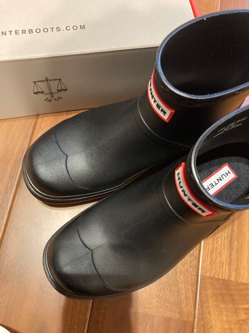 新品未使用　ハンター　ショートレインブーツ