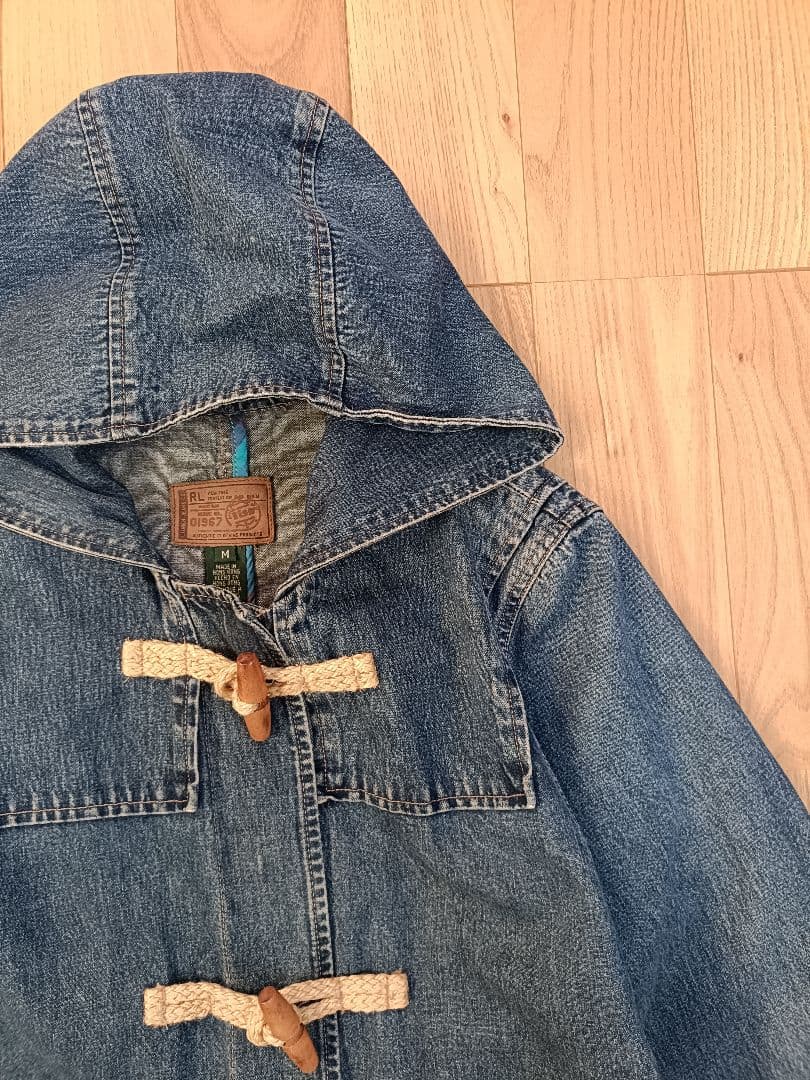 RALPH LAUREN JEANS サイズM デニム　ダッフルコート