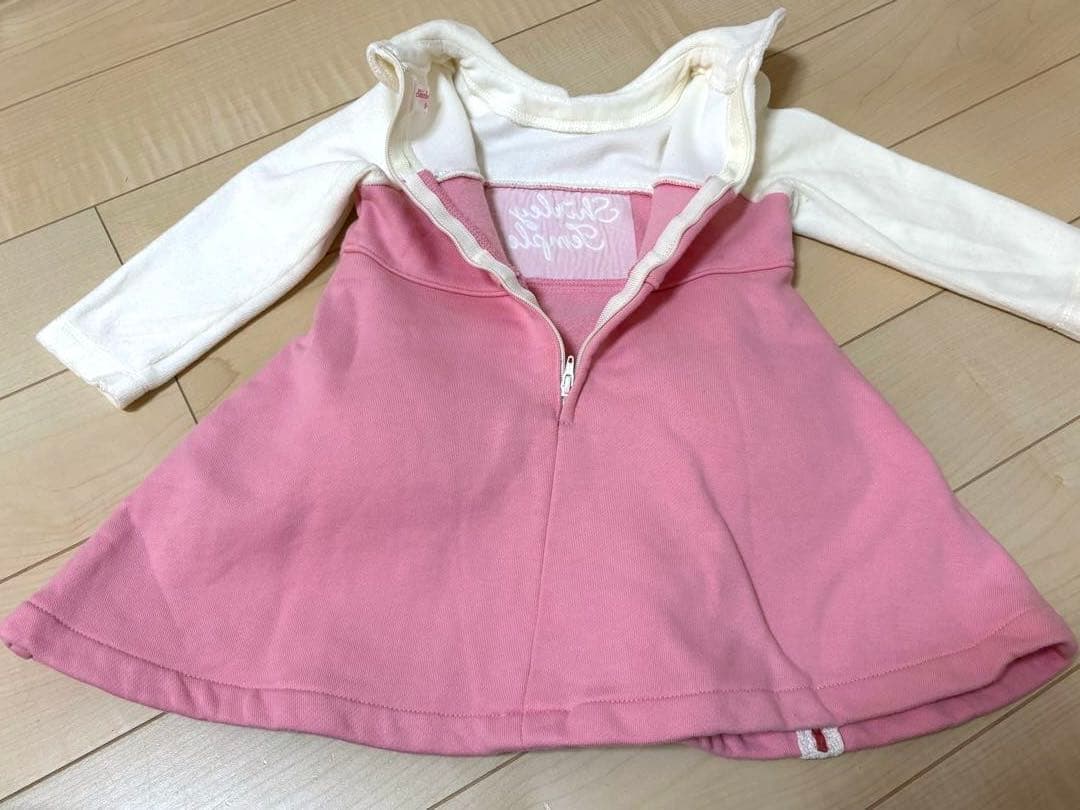 A*♡様 シャーリーテンプル 立体 うさぎ ワンピース 90cm シャルロット