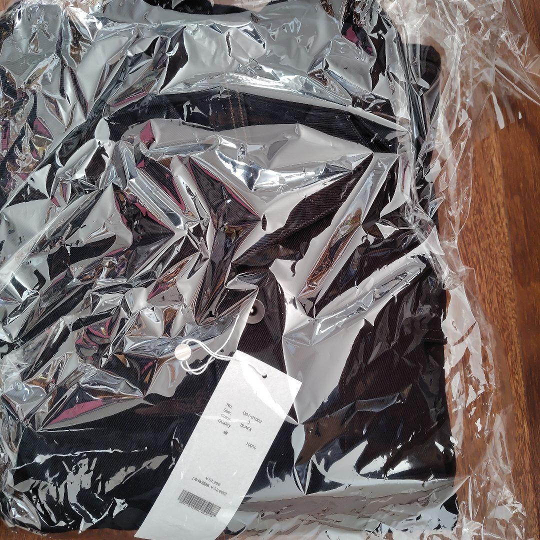 最終値下【26SS】新作 comoli ブラックデニム セットアップ