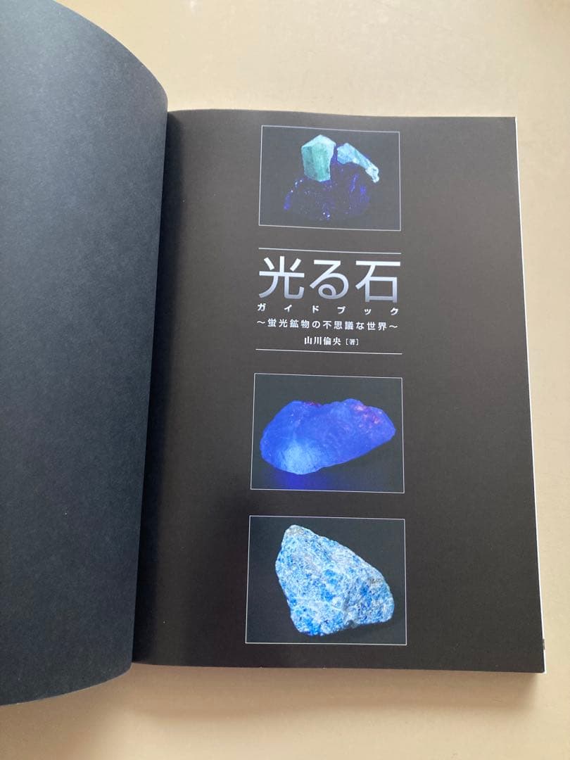 光る石ガイドブック : 蛍光鉱物の不思議な世界 山川 倫央