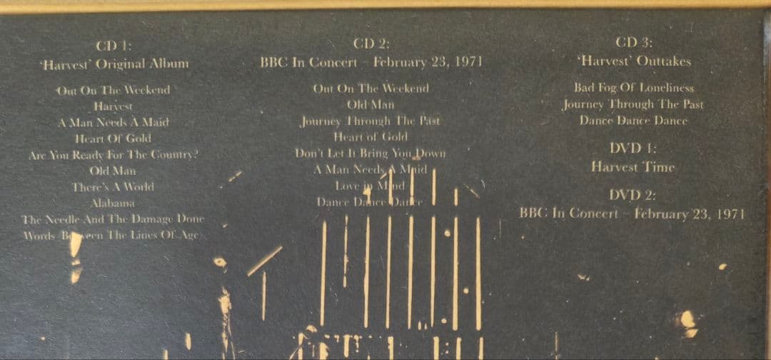 未開封 ニール・ヤング Harvest 50th Anniversary