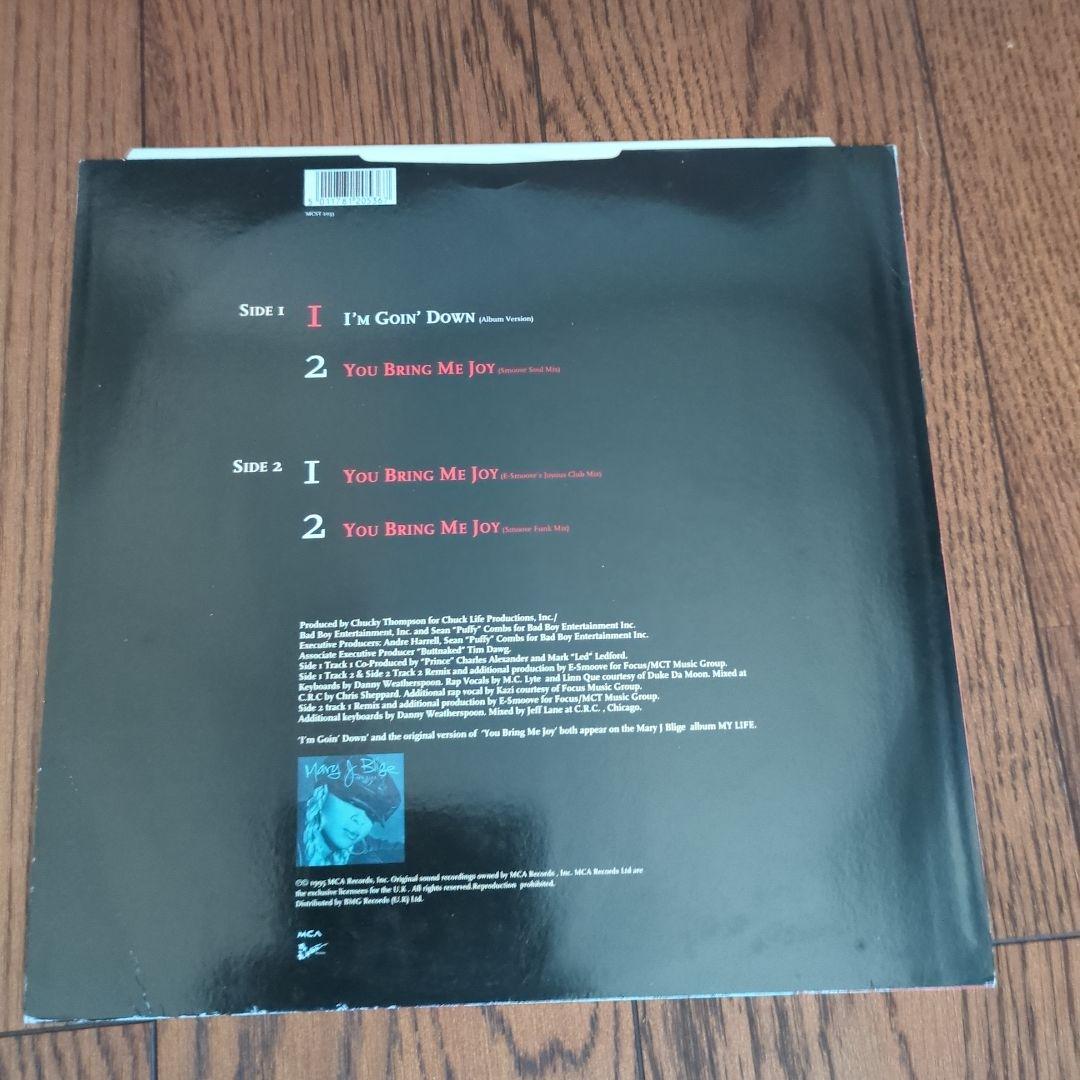 Mary J. Blige 12” 6枚セット 切り抜き&生写真&ポスター付き