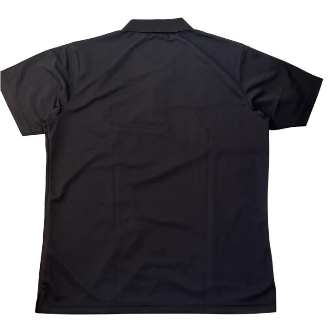 【新品】ダンスウィズドラゴン　メンズゴルフポロシャツ XLサイズ　ブラック