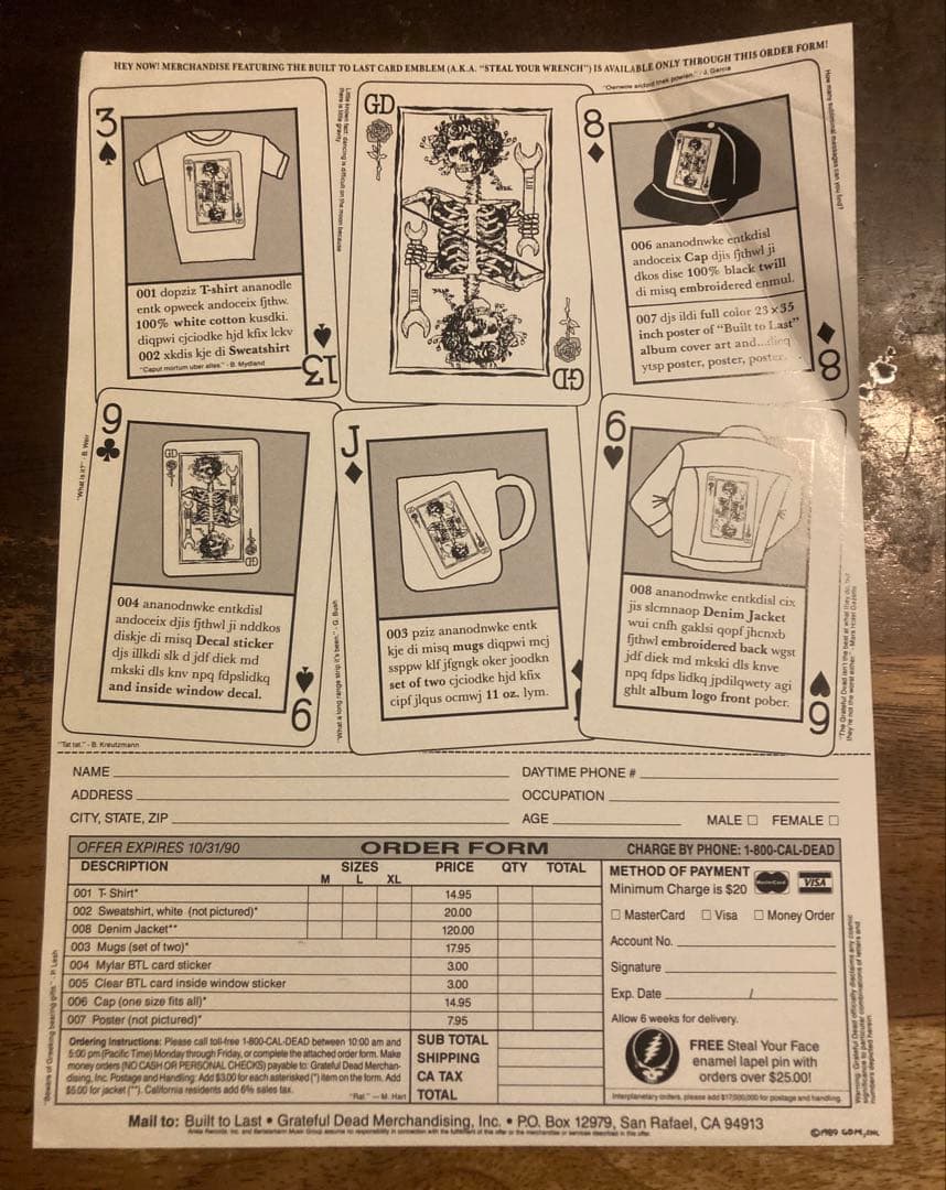 ■高音質USオリジナル盤■GRATEFUL DEAD / グレイトフルデッド■B