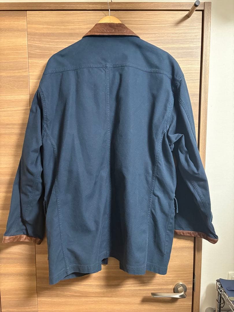 値下げ　BLANC BLEU ネイビー　ファイヤーマンジャケット