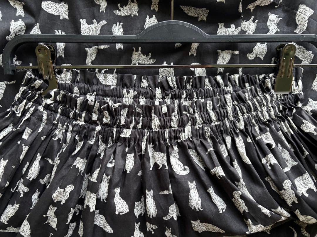 リバティプリントミャオウスカート