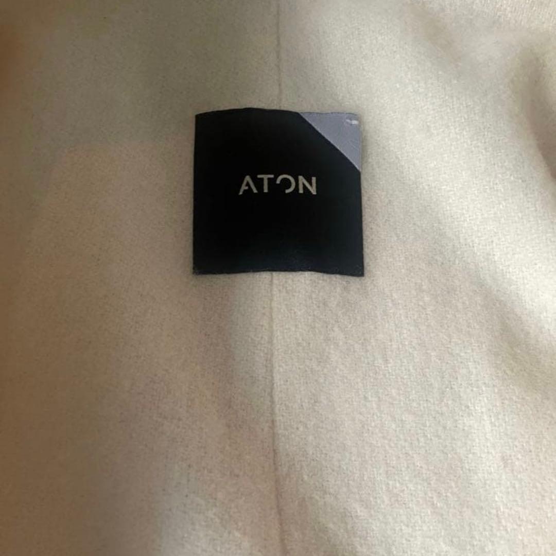 トゥモローランド購入　エイトン　ATON コート　ネックウォーマー付き