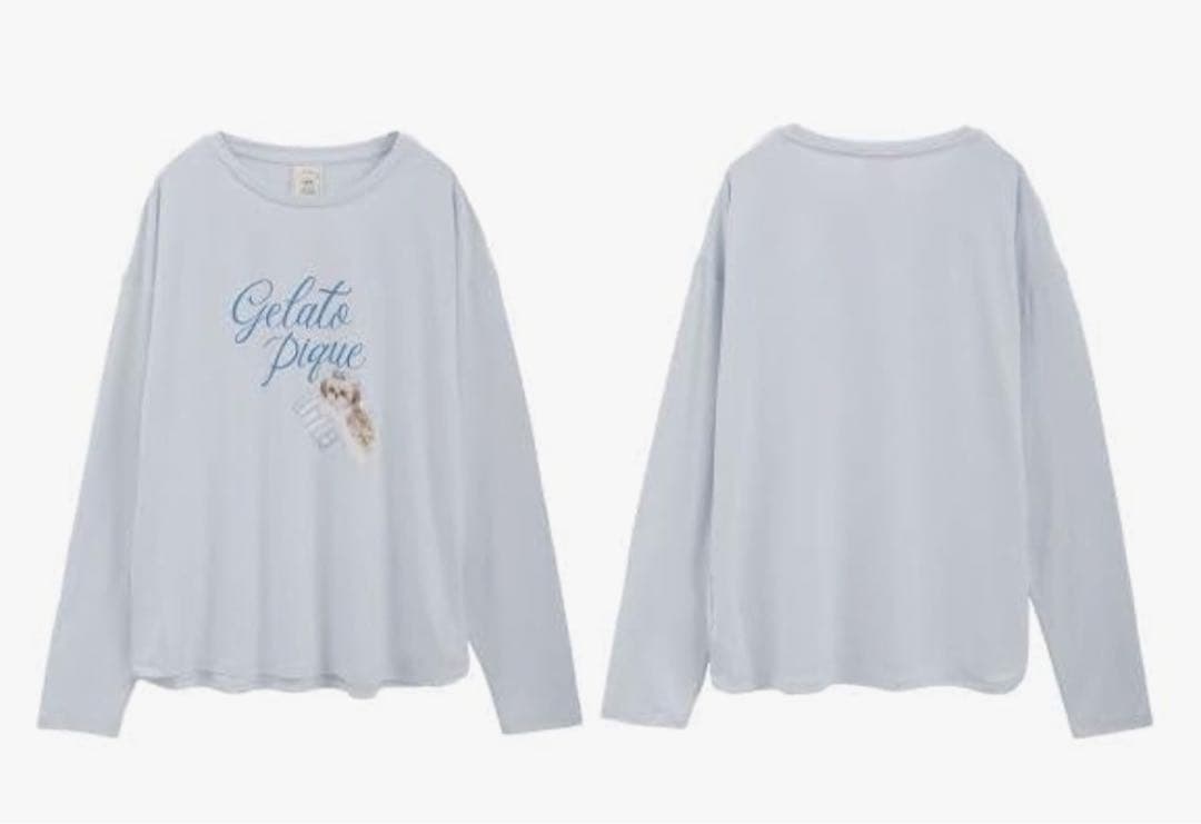 【新品未使用】ジェラートピケ　シーズーロングTシャツ&ショートパンツ　上下セット