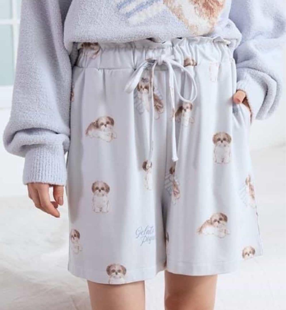 【新品未使用】ジェラートピケ　シーズーロングTシャツ&ショートパンツ　上下セット