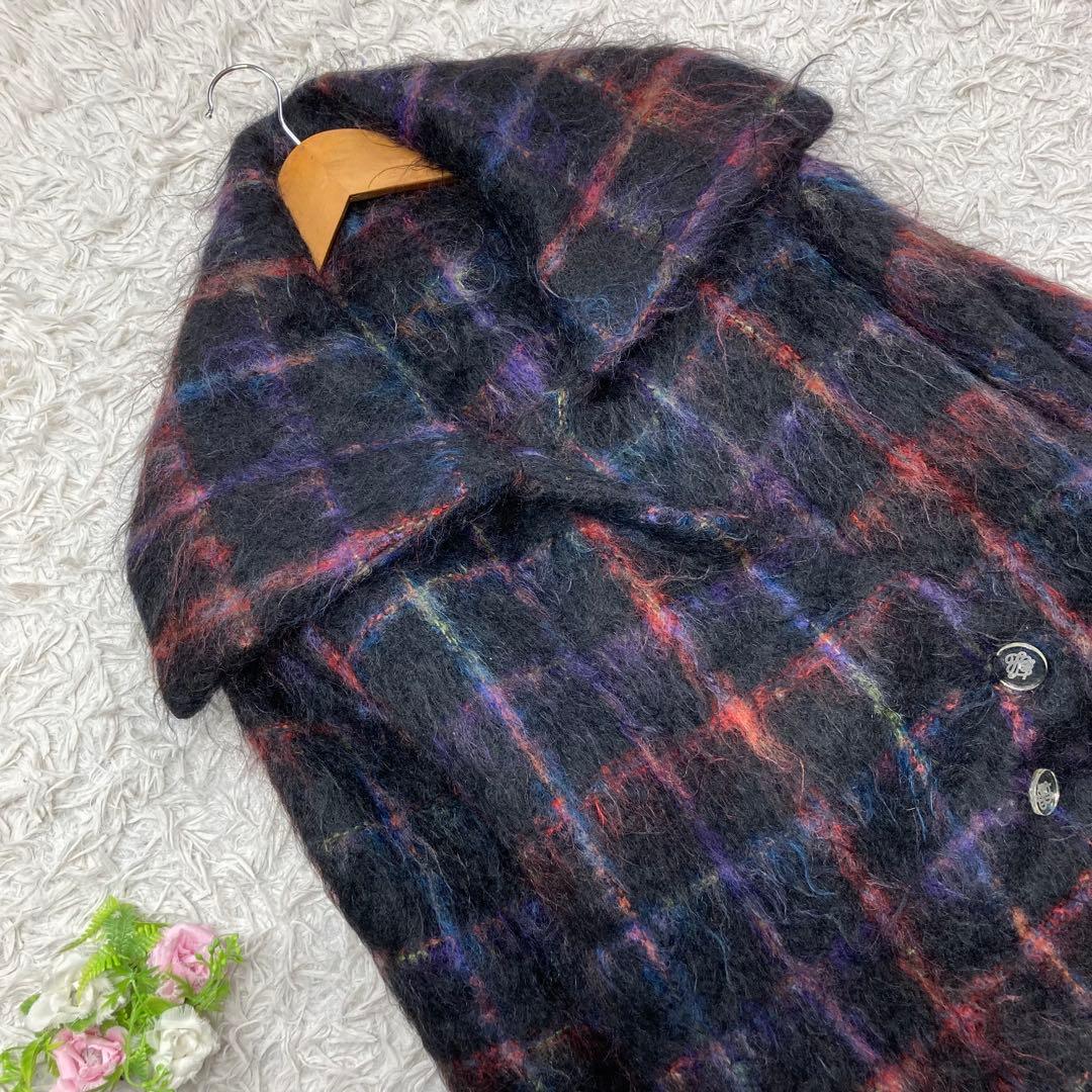 イタリヤ製 ENRICO STERLE LUCICH モヘア ニットコート