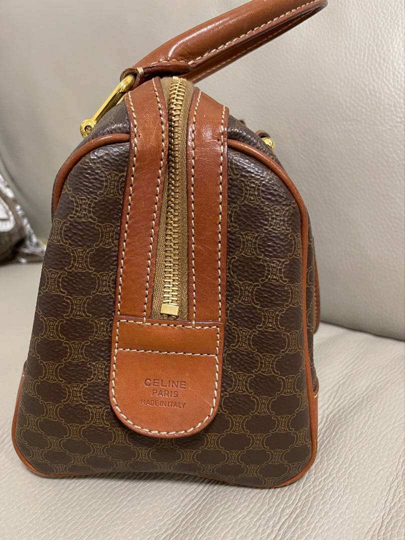 hii(美品)オールドセリーヌ　ブラウン　ボストンバッグ