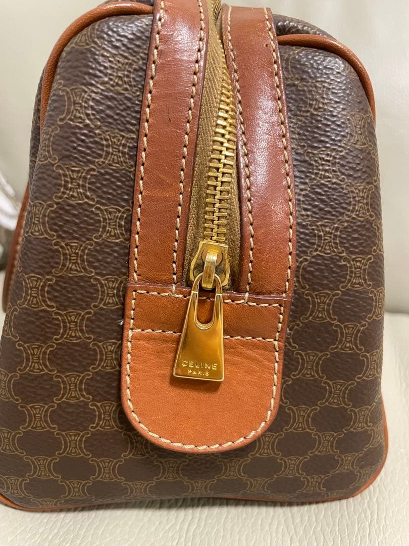 hii(美品)オールドセリーヌ　ブラウン　ボストンバッグ