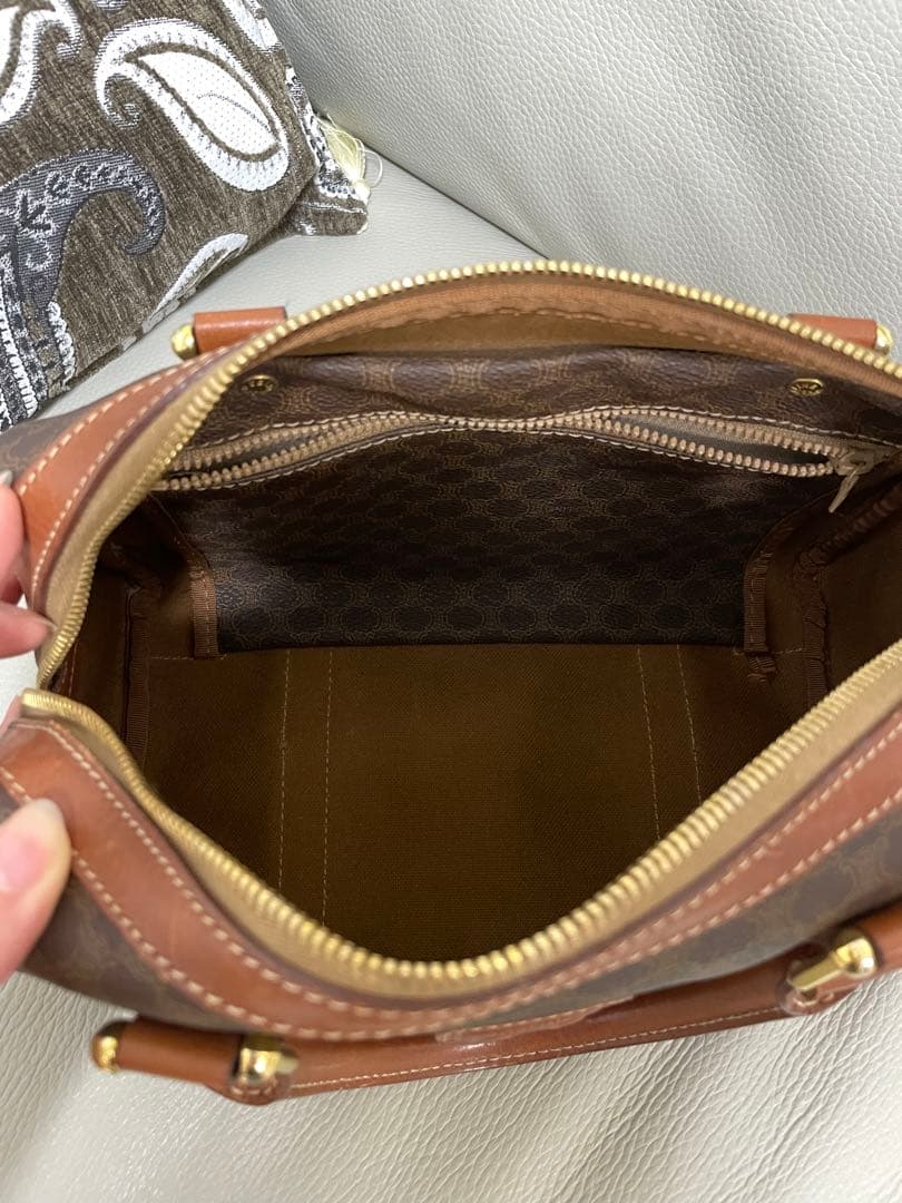 hii(美品)オールドセリーヌ　ブラウン　ボストンバッグ