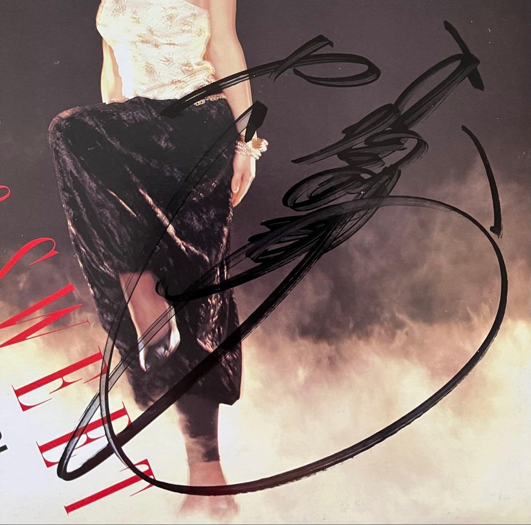 貴重 直筆サイン付 中森明菜 レーザーディスク BITTER&SWEET 1枚