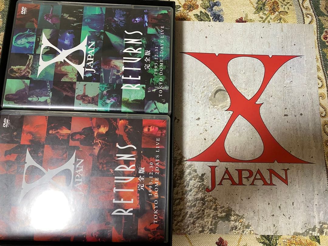 値引不可 中古 X JAPAN RETURNS DVD 初回限定 美品
