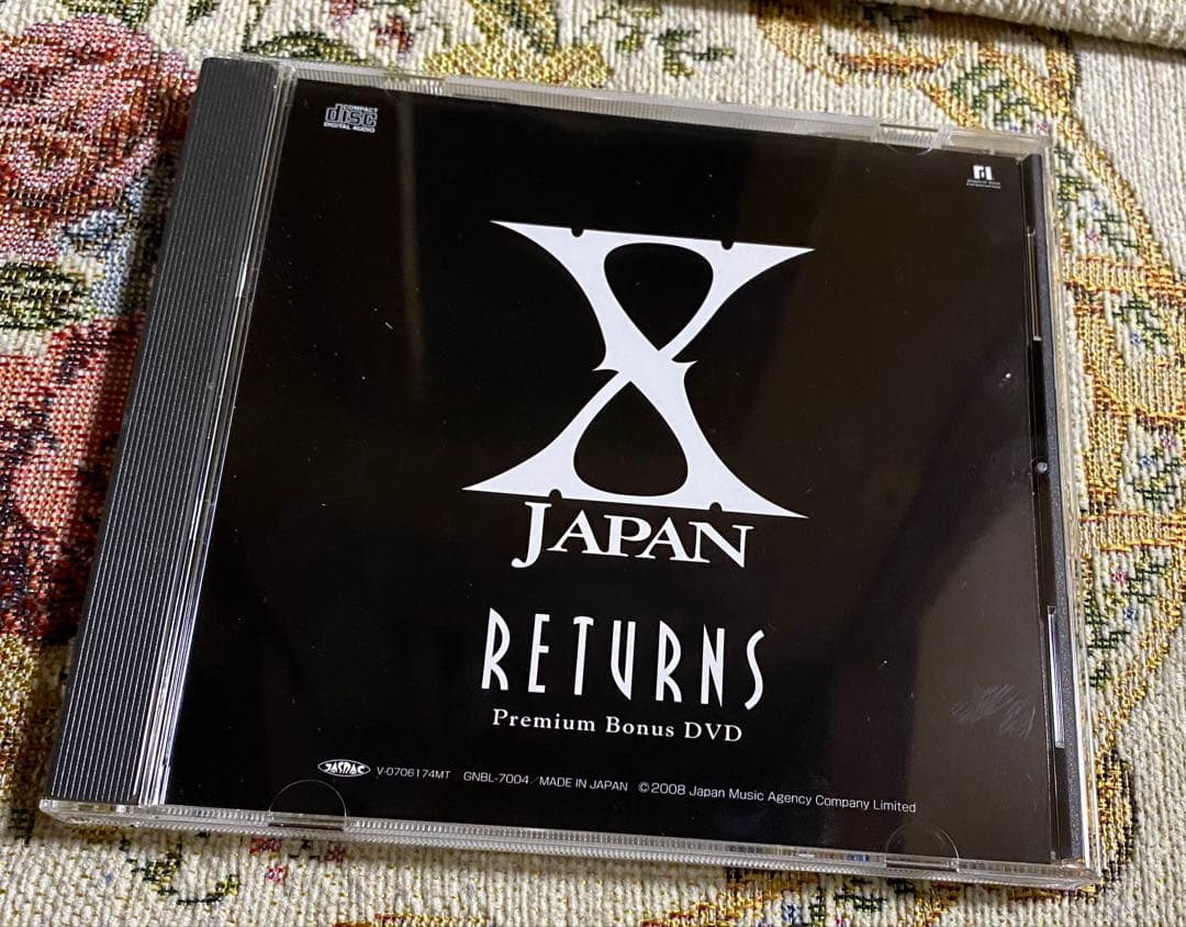 値引不可 中古 X JAPAN RETURNS DVD 初回限定 美品