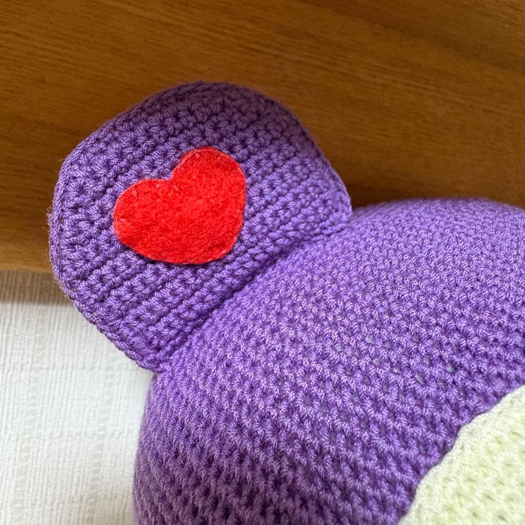 エンジェルブルー ナカムラくん 編みぐるみ パープル