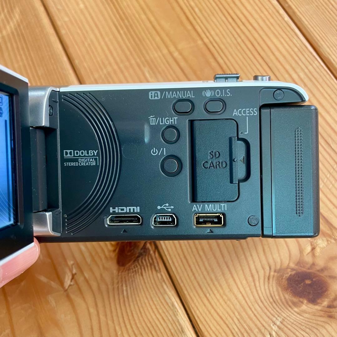 【美品】Panasonicビデオカメラ本体+専用ソフトケース+SDカードセット
