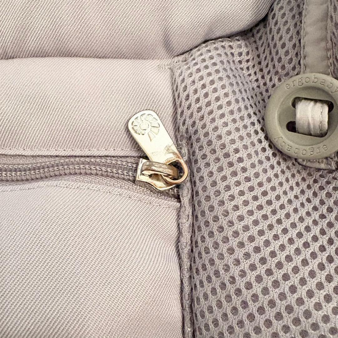 【美品】エルゴベビー 抱っこ紐 オムニ360 メッシュ グレー 箱 説明書付