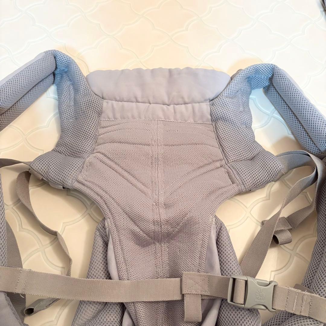 【美品】エルゴベビー 抱っこ紐 オムニ360 メッシュ グレー 箱 説明書付
