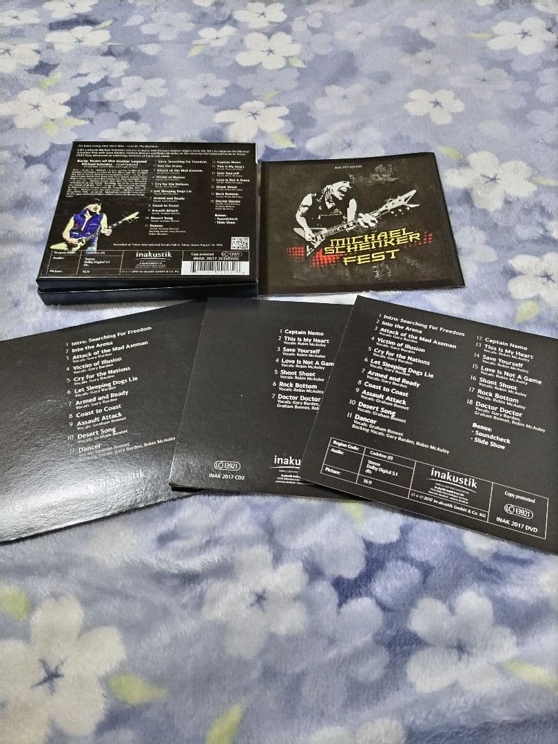 ドイツ限定盤 マイケル・シェンカー・フェスト ライブ 2CD/DVD