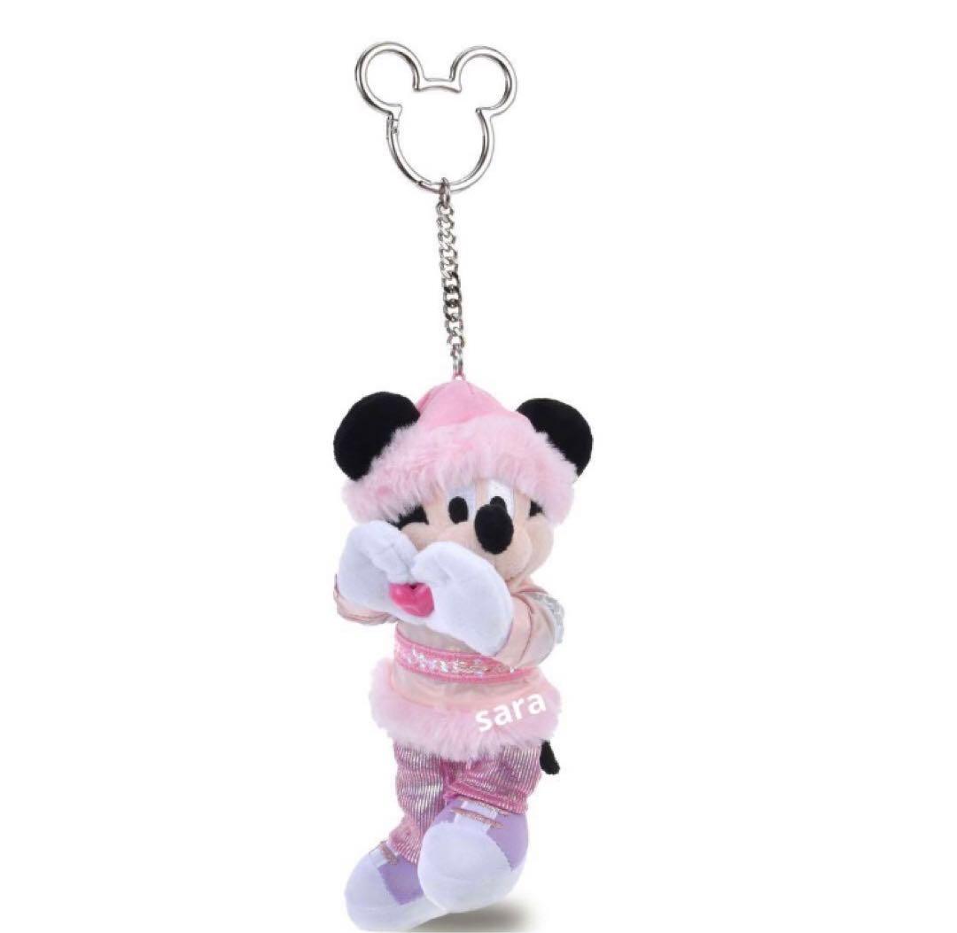 ミッキー ぬいぐるみキーチェーン ピンク　バースデー GODIVA バレンタイン