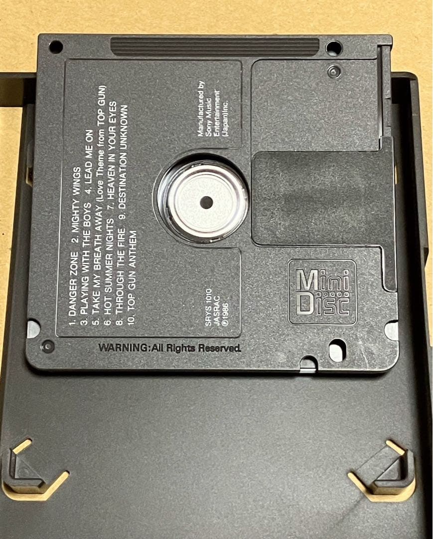 MD ミニディスク　TOP GUN トップガン　オリジナル・サウンドトラック