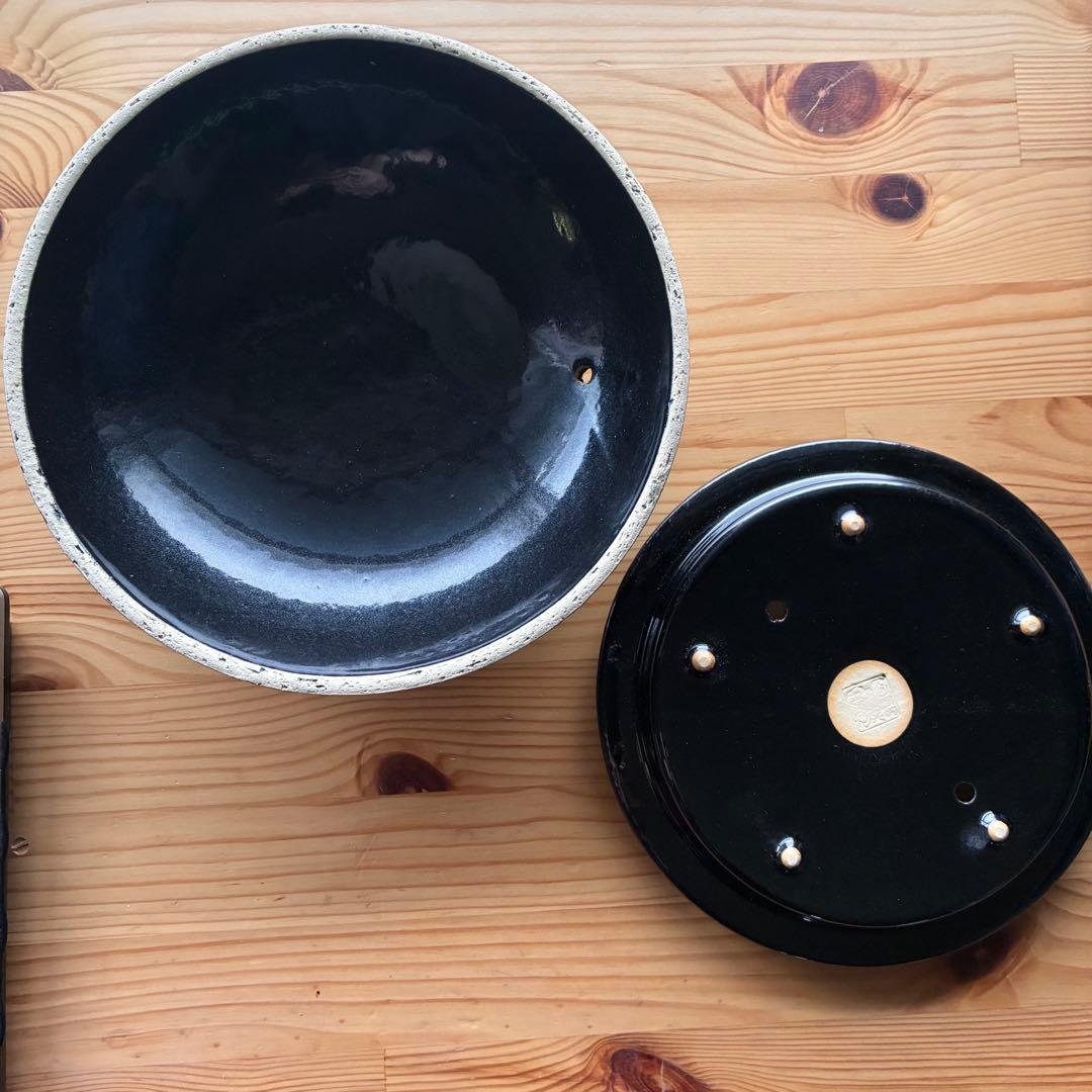 【新品未使用】かまどさん 3合炊き CT-01 しゃもじ・鍋敷き付き／人気土鍋