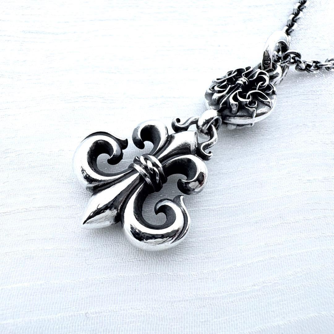 ディールデザイン 特別受注カスタム いぶし 仕上げ 2連 LILY ネックレス