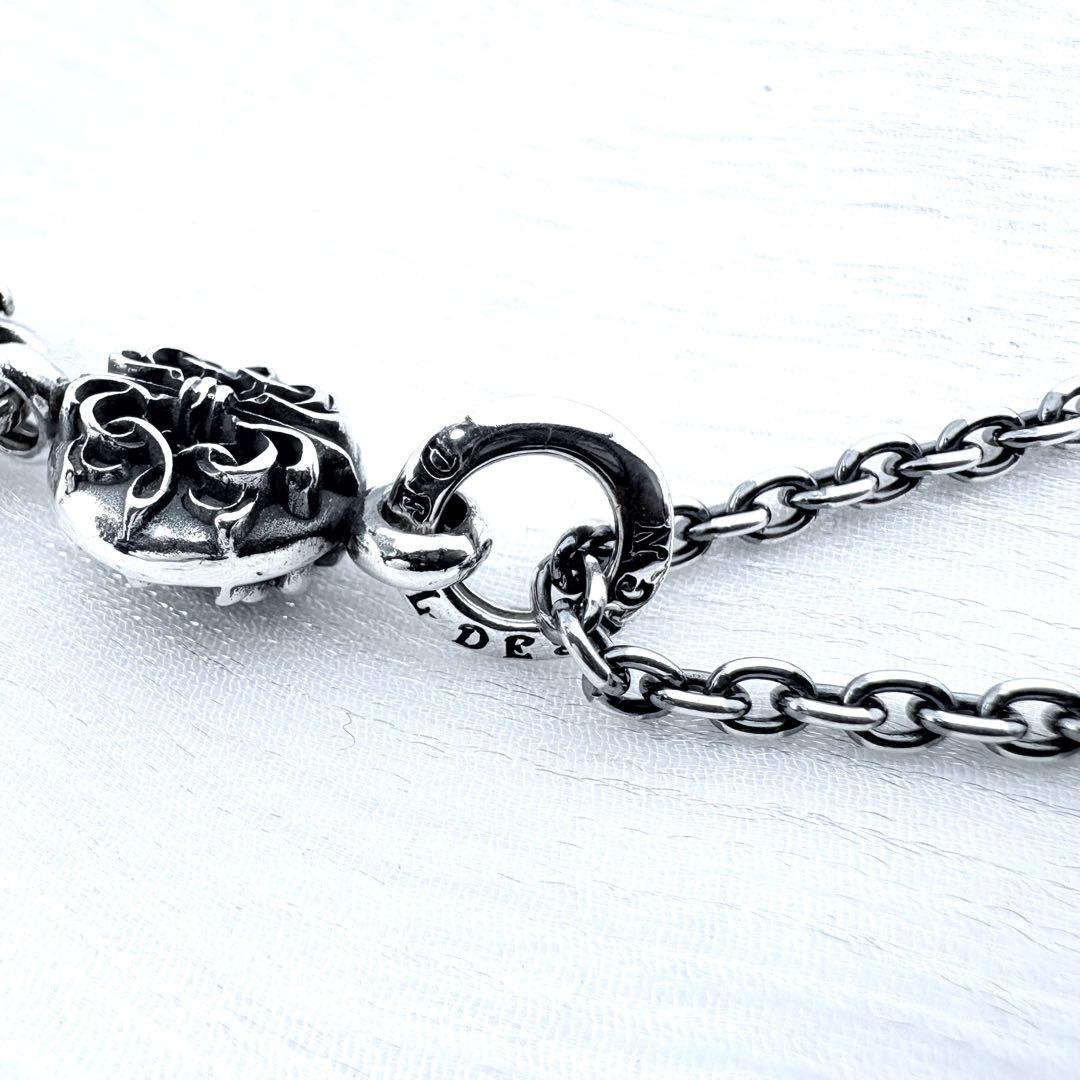 ディールデザイン 特別受注カスタム いぶし 仕上げ 2連 LILY ネックレス