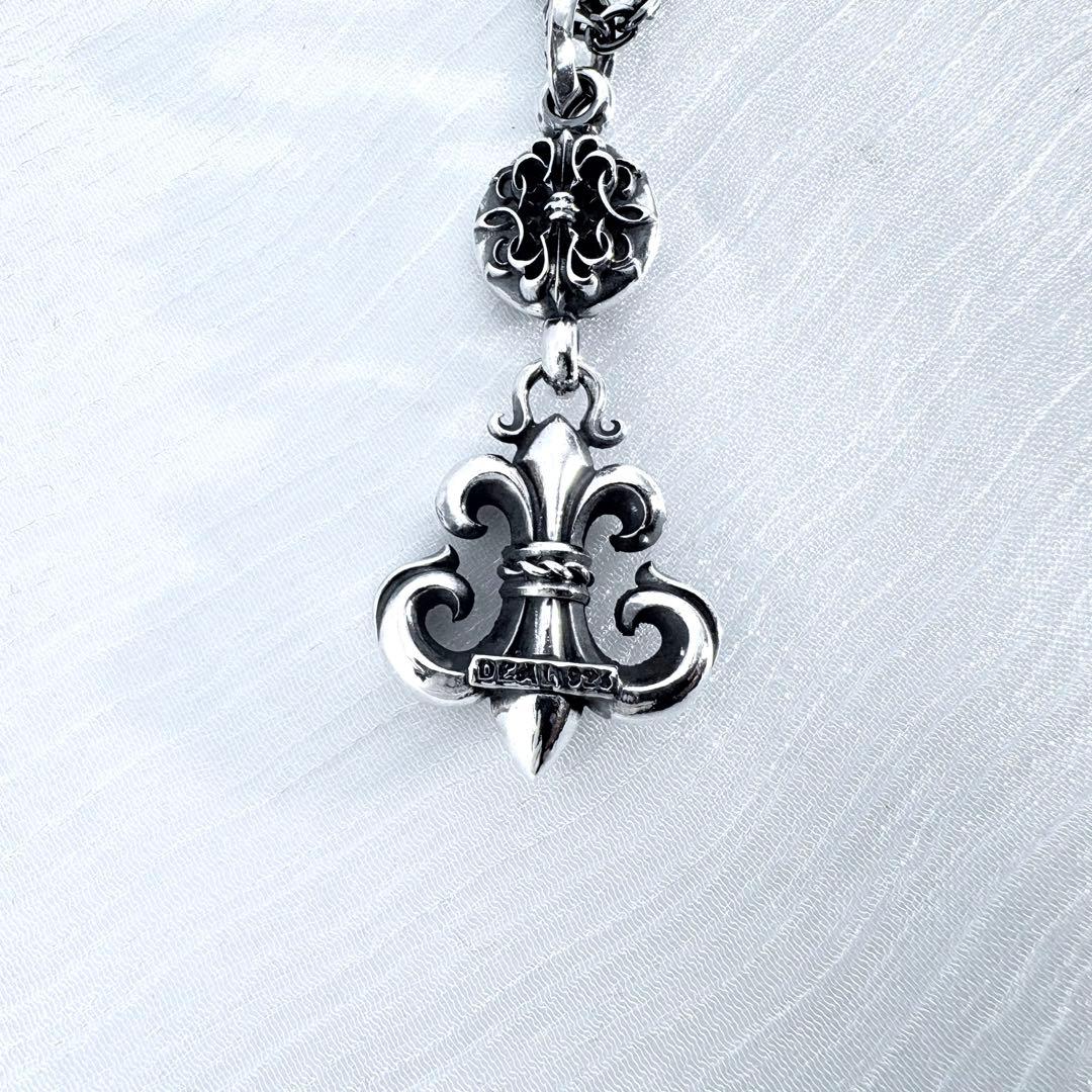 ディールデザイン 特別受注カスタム いぶし 仕上げ 2連 LILY ネックレス