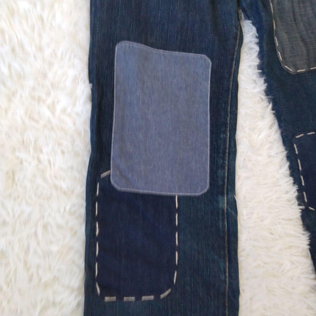 【希少】45RPM STUDIO 初期タグ ニワトリパッチ 藍染 R刺繍29