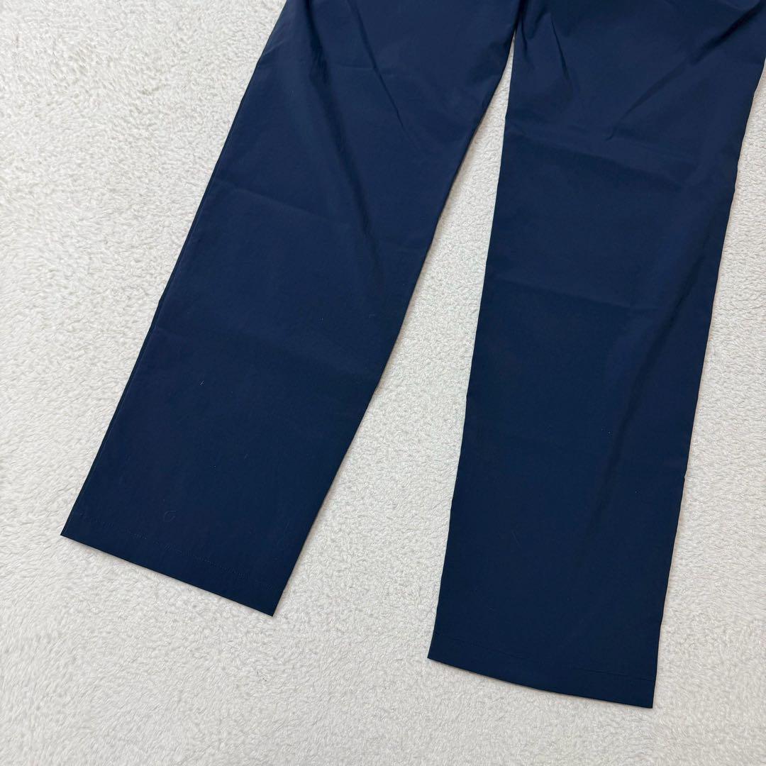 新品　ホーンガーメント　ゴルフパンツ　近年　ネイビー　ロゴ金具　ワッペン