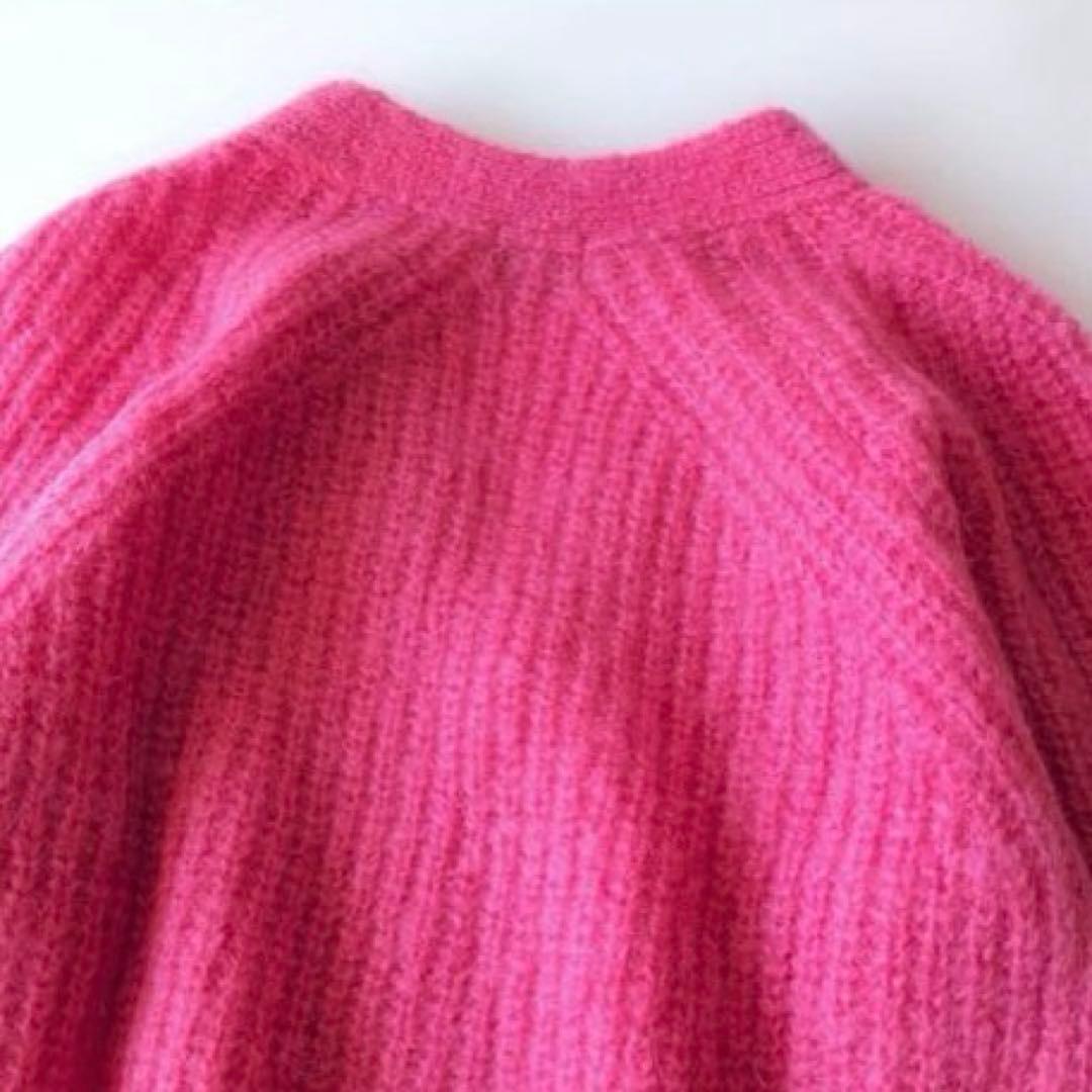 極美品マッキントッシュフィロソフィー　GREY LABEL モヘヤカーディガン