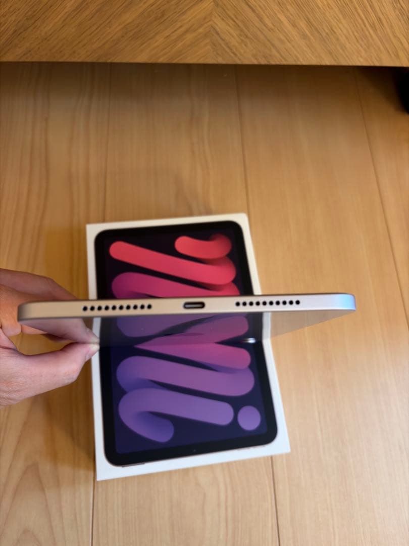 iPad mini（A17 Pro）128GB パープル＋純正フォリオ