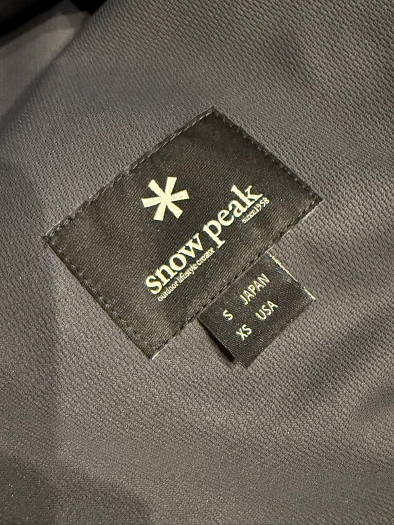  peak スノーピーク コート ジャケットJK-16SU008