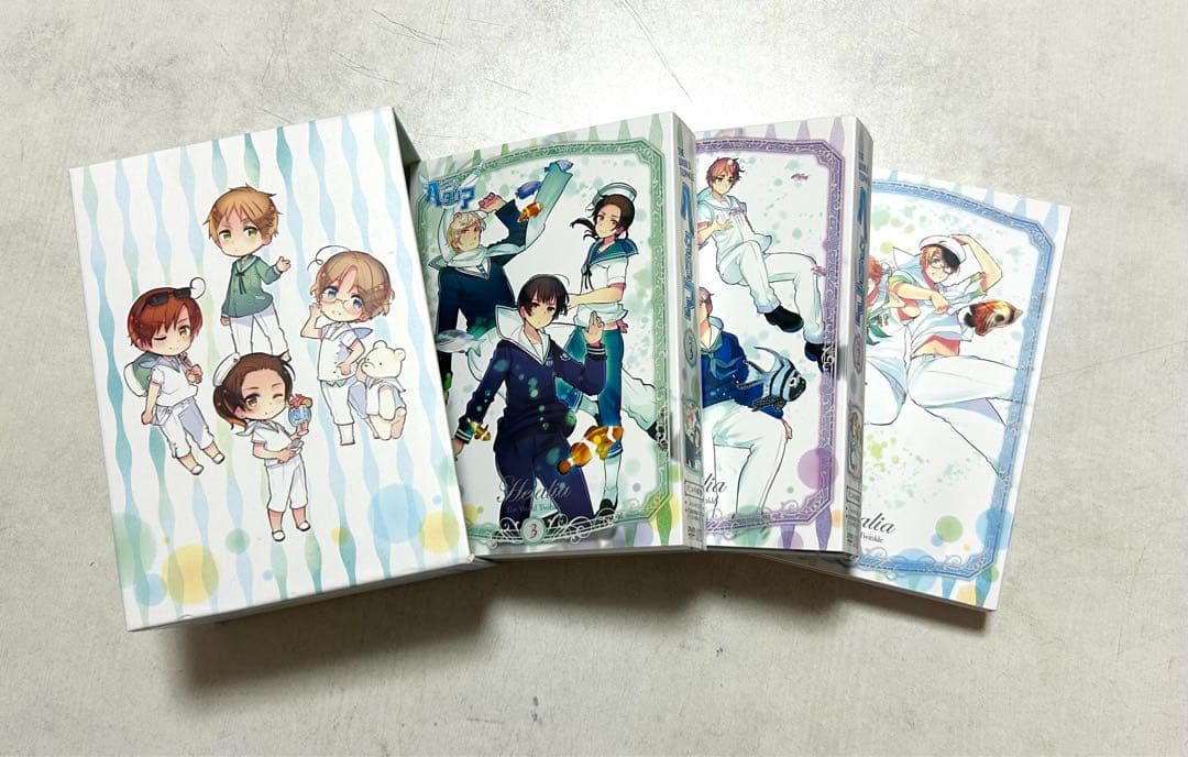 ヘタリアThe World Twinkle DVD 1-3巻 アニメイト限定仕様