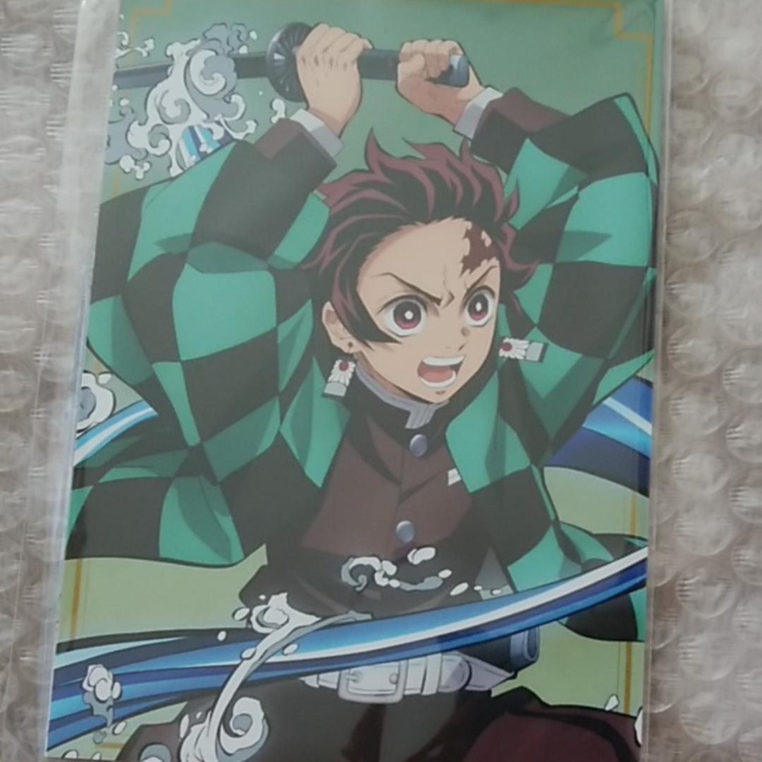 「鬼滅の刃」レトロ看板ランチョンマット クリアファイルA 煉獄 シール