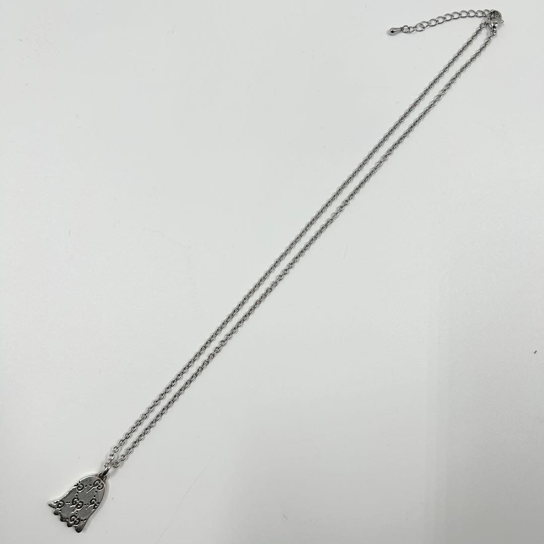 美品✨　GUCCI グッチ　ネックレス　ゴースト　GG シルバー　925