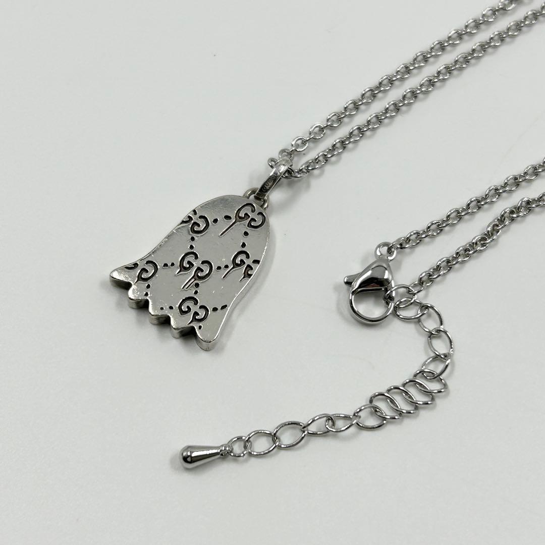 美品✨　GUCCI グッチ　ネックレス　ゴースト　GG シルバー　925