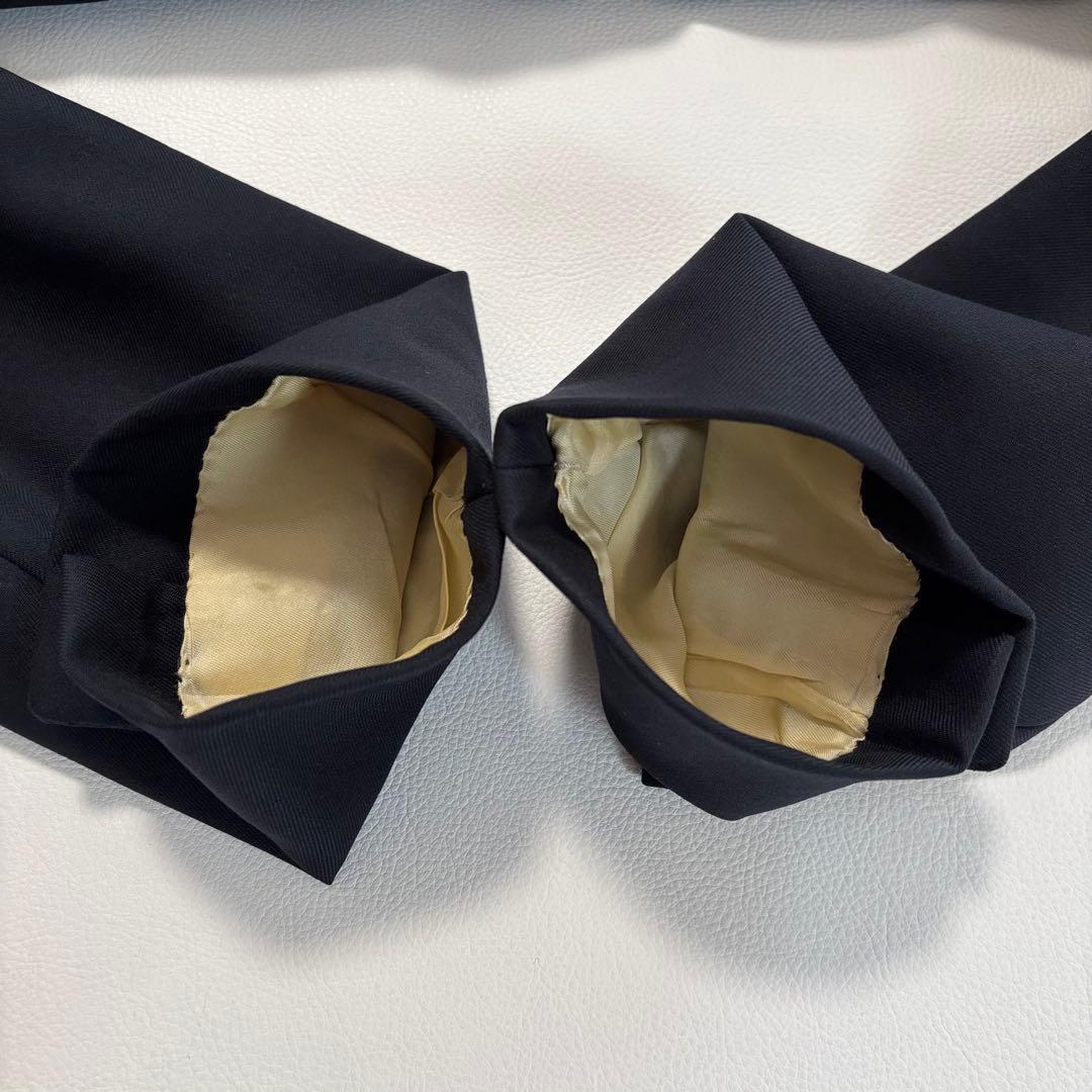 バーバリー 金ボタン ラルスミアーニ生地 Lサイズ 紺ブレ ホースボタン