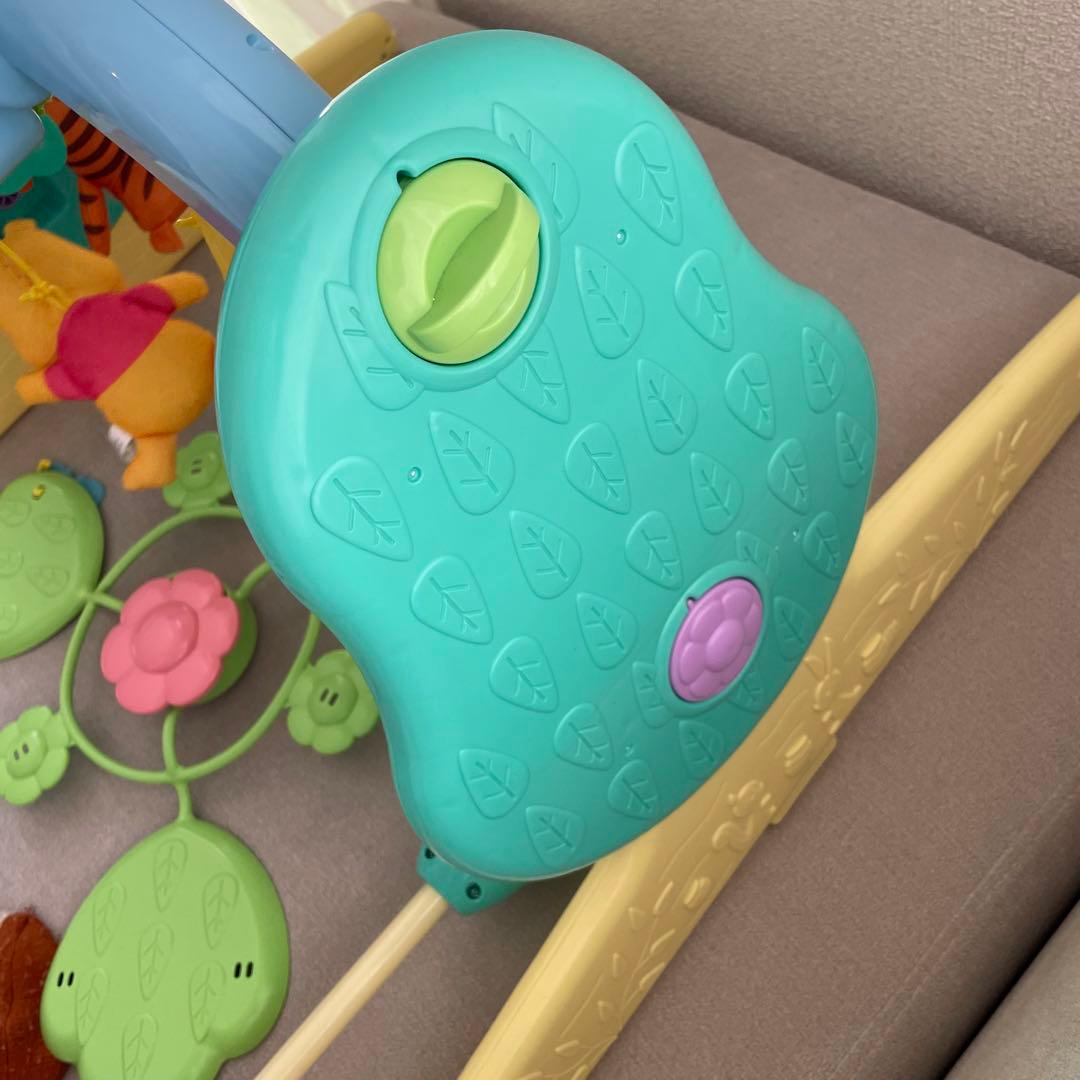 えらべる回転6WAYジムにへんしんメリー　ベビージム 　プーさんメリー